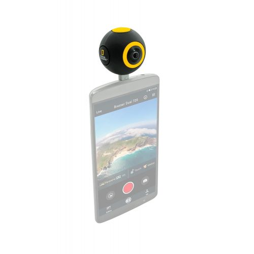  National Geographic Android Streaming Action Kamera Spy mit 720° Bild- und Video in HD Aufloesung und Liveuebertragung