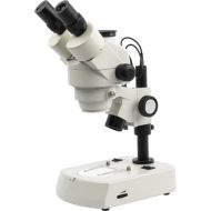 National Optical 440T-440PLL Zoom Trinocular Stereo Microscope (Dual LED Base)