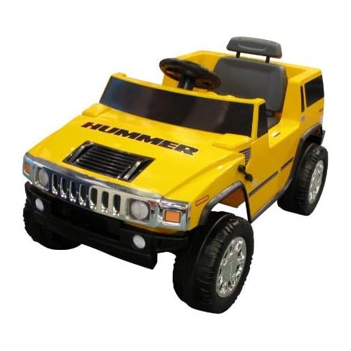  National Products 6V Yellow Hummer H2 Battery Operated Ride-on