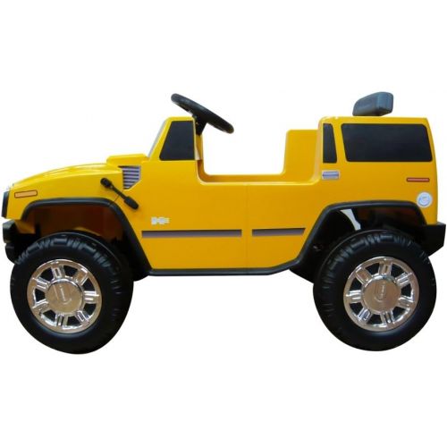  National Products 6V Yellow Hummer H2 Battery Operated Ride-on