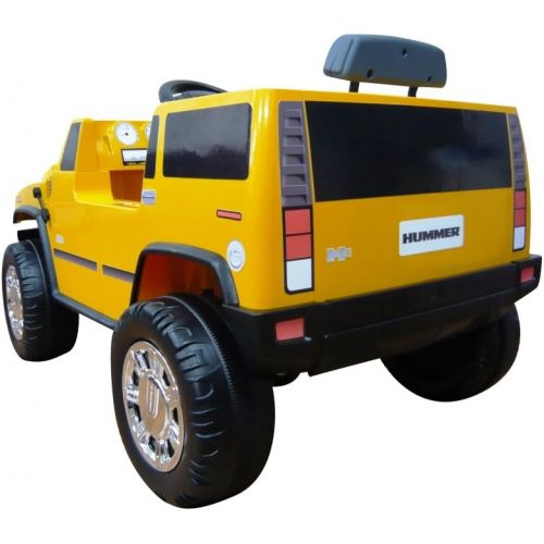  National Products 6V Yellow Hummer H2 Battery Operated Ride-on