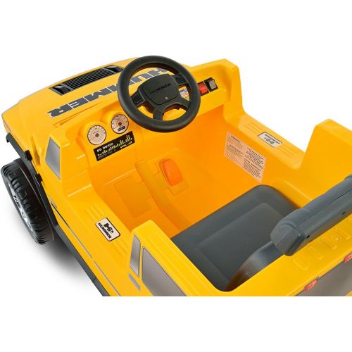  National Products 6V Yellow Hummer H2 Battery Operated Ride-on