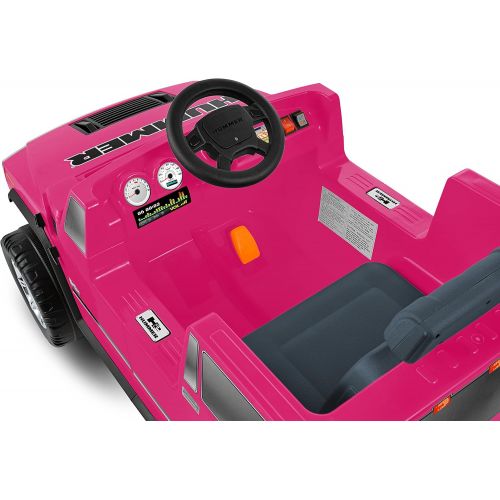  National Products 6V Pink Hummer H2 Battery Operated Ride-on