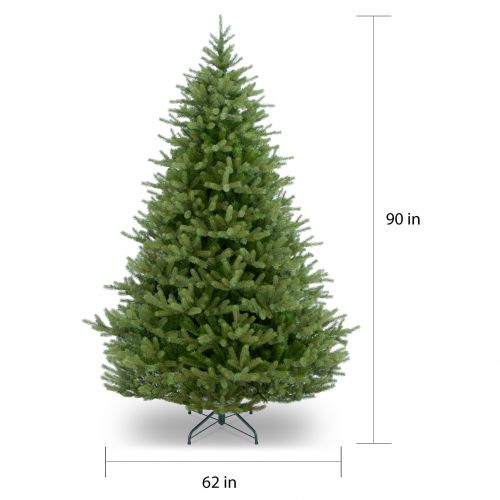  National Tree Unlit 7-12 Feel-Real Norway Spruce Hinged Artificial Christmas Tree