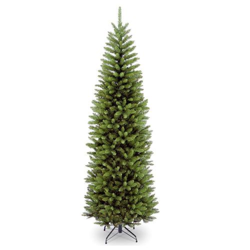  National Tree Non-Lit 7-12 Kingswood Fir Hinged Pencil Artificial Christmas Tree