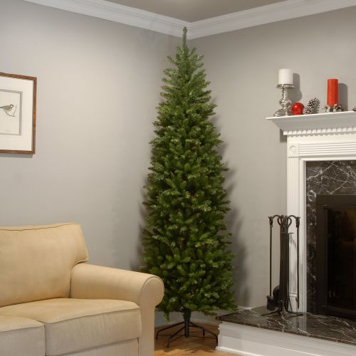  National Tree Non-Lit 7-12 Kingswood Fir Hinged Pencil Artificial Christmas Tree