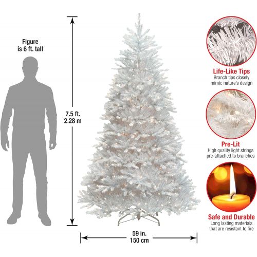  National Tree Company National Tree 4.5 Foot Dunhill White Fir