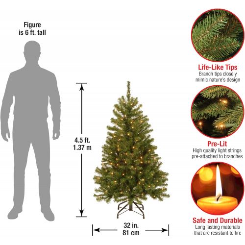  National Tree Company National Tree 4 Foot North Valley Spruce