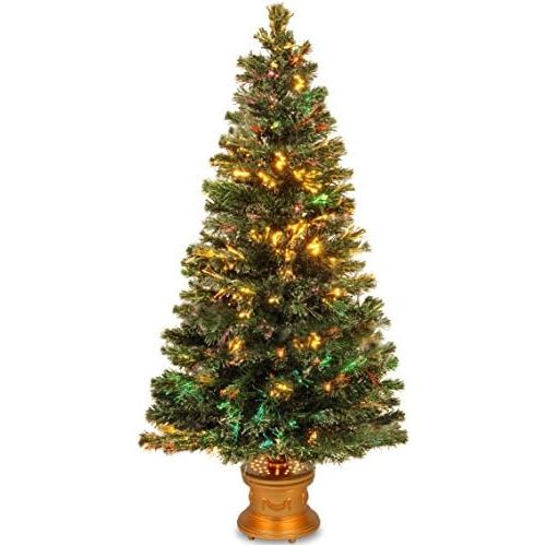  National Tree Company National Tree 60 Fiber Optic Fireworks Evergreen Tree