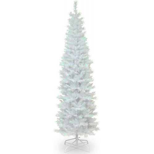  National Tree Company National Tree Pine 7 Foot Pink Tinsel Tree