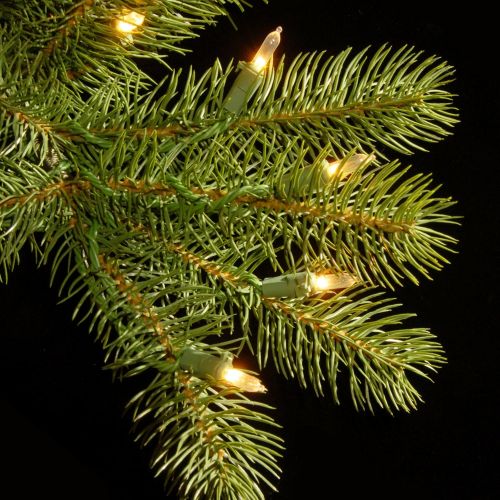  National Tree Company National Tree 7.5 Foot Feel Real Downswept Douglas Fir Tree with 750 Dual Color LED Lights and OnOff Switch, Hinged (PEDD1-312LD-75X)