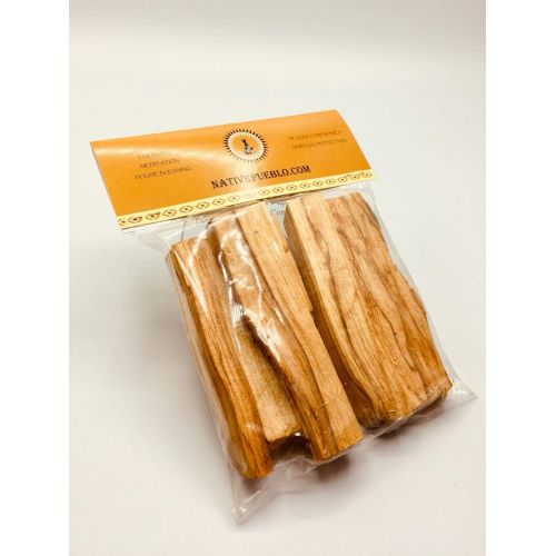  인센스스틱 Native Holy Wood Sticks Incienso Palo Santo Incense Shamans Stick Cleansing Purifying Smudge Limpia Spiritual Pueblo Family Owned