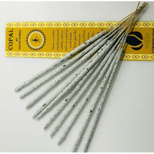  인센스스틱 Native Copal Incense 100% Pure White Copal Healing Smoke Mayan Smudging Spiritual Protection Cleansing Incienso Hand Rolled Pueblo, Family Owned