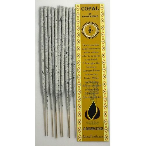  인센스스틱 Native Copal Incense 100% Pure White Copal Healing Smoke Mayan Smudging Spiritual Protection Cleansing Incienso Hand Rolled Pueblo, Family Owned