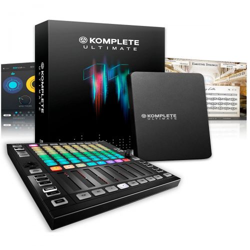 네이티브 인 스트루멘츠 Native Instruments},description:This package gives you all of the influential instruments and effects of KOMPLETE 11 ULTIMATE, together with the sequencing power of the MASCHINE JA