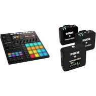 Native Instruments Maschine Mk3 Drum Controller & RØDE Wireless Go II Dual Channel Wireless System with Built-in Microphones