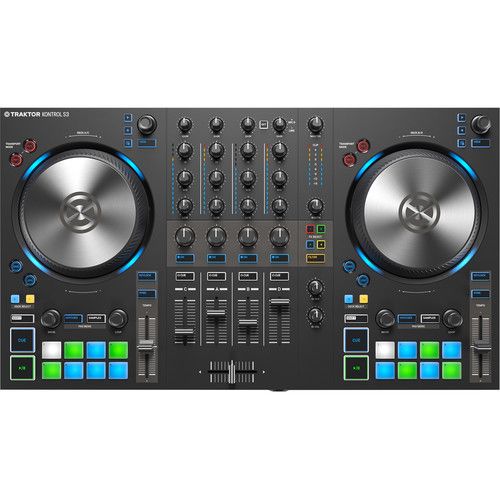 네이티브 인 스트루멘츠 Native Instruments TRAKTOR KONTROL S3 4-Channel DJ Controller for Traktor DJ