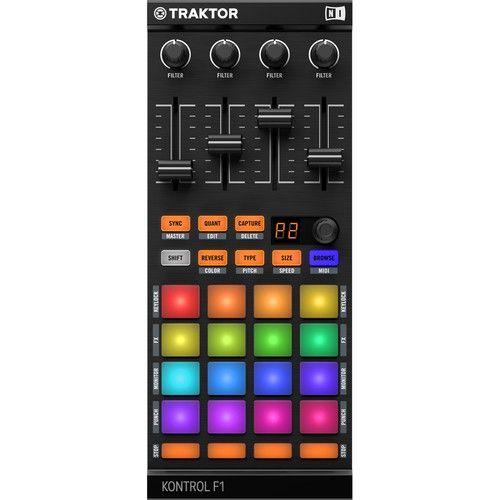 네이티브 인 스트루멘츠 Native Instruments TRAKTOR KONTROL F1 DJ Controller for Remix Decks