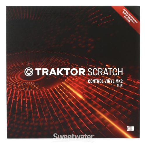 네이티브 인 스트루멘츠 Native Instruments Traktor Scratch Control Vinyl MK2 - Blue (Single Vinyl)