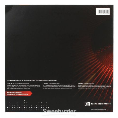 네이티브 인 스트루멘츠 Native Instruments Traktor Scratch Control Vinyl MK2 - Blue (Single Vinyl)