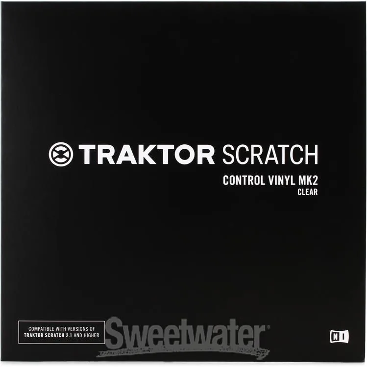 네이티브 인 스트루멘츠 Native Instruments Traktor Scratch Control Vinyl MK2 - Clear (Single Vinyl)