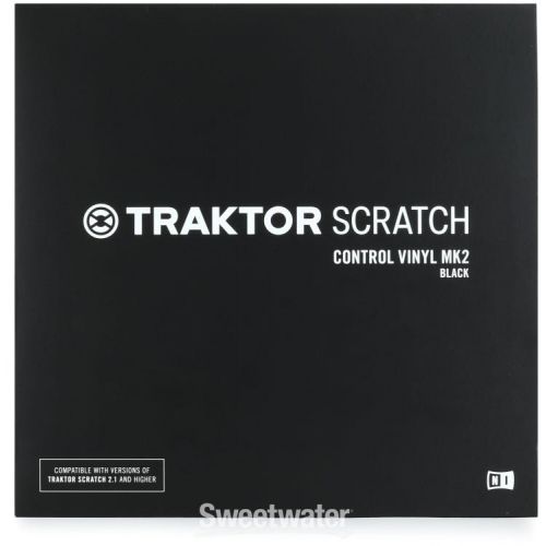 네이티브 인 스트루멘츠 Native Instruments Traktor Scratch Control Vinyl MK2 - Black (Single Vinyl)