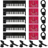 Native Instruments Komplete Kontrol A49 Smart Keyboard Controller and Komplete Standard Educational Lab Bundle