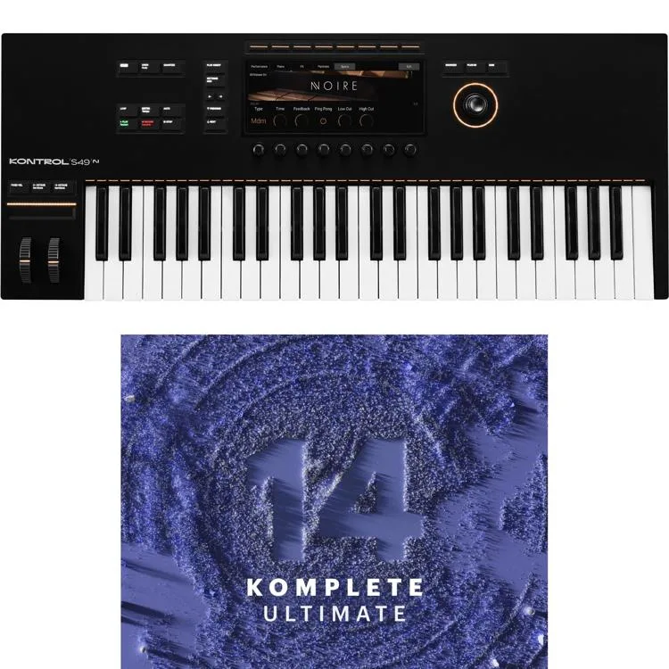 Native Instruments Kontrol S49 Mk3 49-key Smart Keyboard Controller Ultimate Bundle