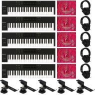 Native Instruments Komplete Kontrol A61 Smart Keyboard Controller and Komplete Standard Educational Lab Bundle