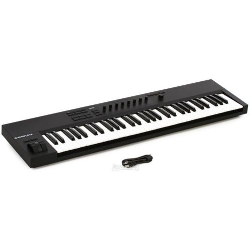 네이티브 인 스트루멘츠 Native Instruments Komplete Kontrol A61 Smart Keyboard Controller and Komplete Standard Educational Lab Bundle