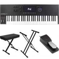 Native Instruments Kontrol S61 Mk3 61-key Smart Keyboard Controller Essentials Bundle