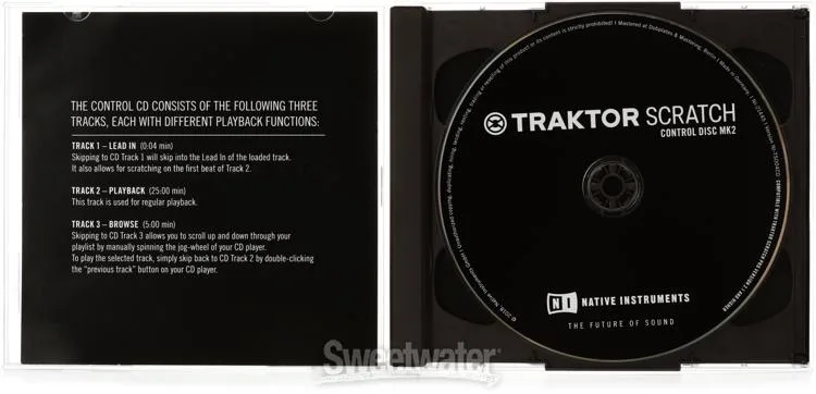 네이티브 인 스트루멘츠 Native Instruments Traktor Scratch Control CD MK2