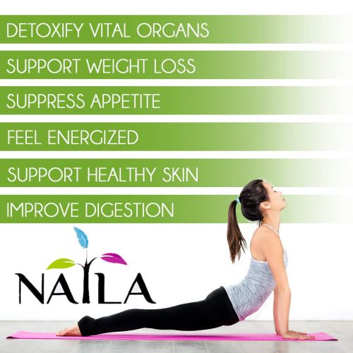  Natla Kiseki Detox Tea for Weight Loss and Belly Fat - 6 Organic Detox Tea Bags 9 All Natural Ingredients That Support Healthy Weight Loss, Body Cleansing, Clear Skin, Bloating and Diges