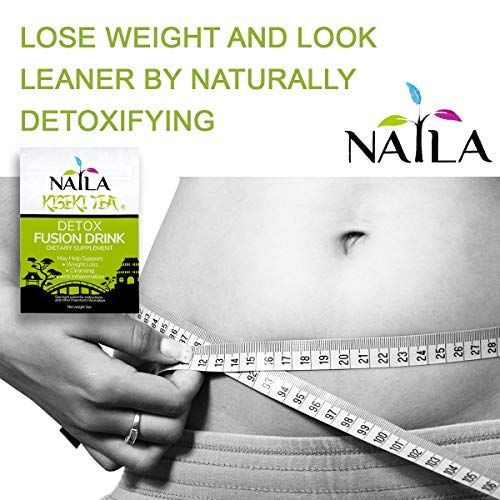  Natla Kiseki Detox Tea for Weight Loss and Belly Fat - 4 Organic Detox Tea 7 Day Supply-9 All Natural Ingredients That Support Healthy Weight Loss, Body Cleansing, Clear Skin, Bloating a