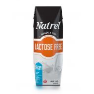 Natrel Milk Lactose Free Skim Prisma, 8 Ounce (Pack of 18)