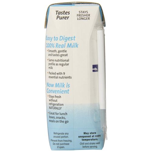  Natrel Milk Lactose Free Skim Prisma, 8 Ounce (Pack of 18)
