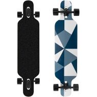 Nattork Longboards Skateboard 41 x 9 inch for Adults Teenagers and Kids, Equipped Long Board Deck 8 Ply Canadian Maple for Beginnern's Longboarding Fun Downhill