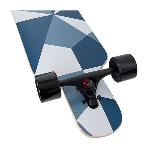  Nattork Longboards Skateboard 41 x 9 inch for Adults Teenagers and Kids, Equipped Long Board Deck 8 Ply Canadian Maple for Beginnern's Longboarding Fun Downhill