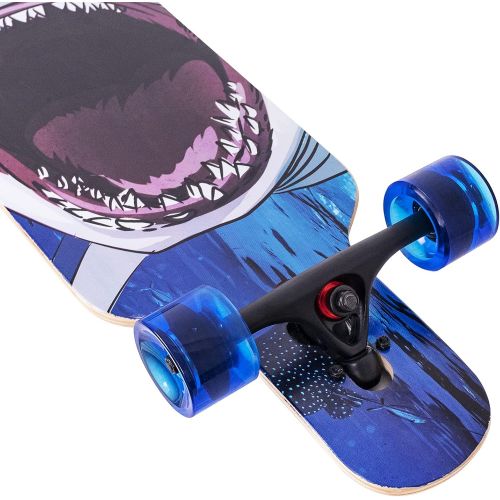  Nattork 41*9 inch Longboard Skateboard Long Board Deck 8 Ply Canadian Maple for Adults Teens Kids