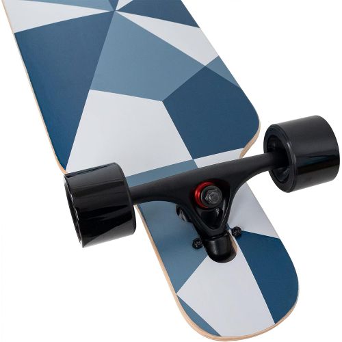  Nattork 41 inch Longboard Skateboard Through Deck 8Ply Canadian Maple for Adults, Teens and Kids