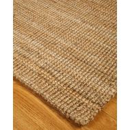 NaturalAreaRugs Natural Area Rugs 100% Natural Fiber Handmade Chunky Calvin Jute Rectangular Rug (8 X 10) Beige