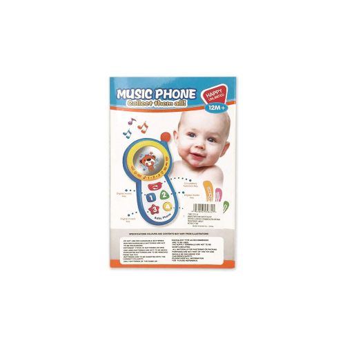  Natural Baby Kids Learning Toys Music Mobile Phone Mirror Preschool Children Toy (Childrens Mirror)
