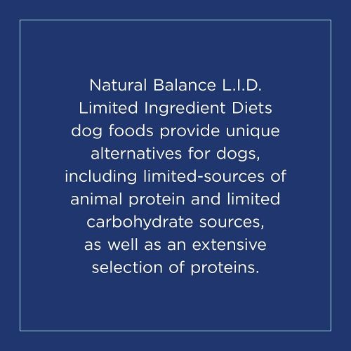  Natural Balance L.I.D. Limited Ingredient Diets Dry Dog Food, Grain Free