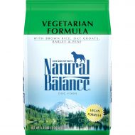 Natural Balance Vegetarian Dry Dog Food, Brown Rice, Oat Groats, Barley & Peas, Vegan