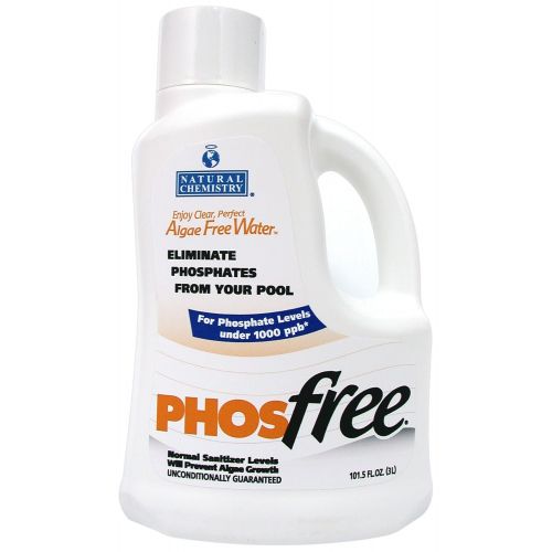  [아마존베스트]Natural Chemistry 05121 Phos Free Pool Cleaner, 3-Liter