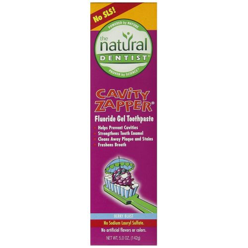  The Natural Dentist Healthy Teeth & Gums Childrens Toothpaste Gel, Sparkle Berry Blast,...