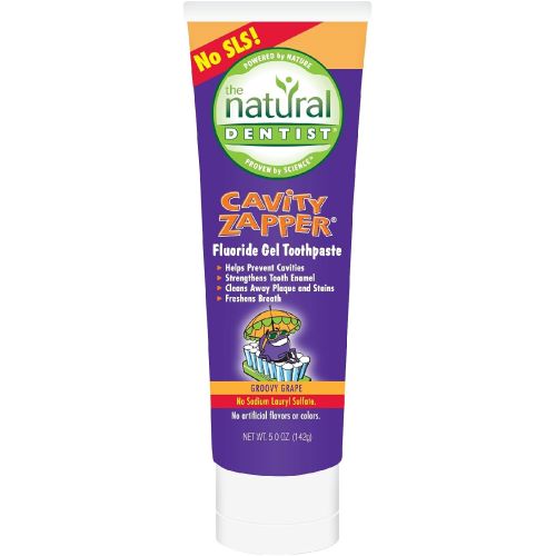  Natural Dentist Tpaste,Kids Cab Zap,Grape, 5oz, 5pk