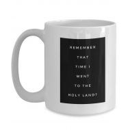 /NaturallySuburban Holy Land Coffee Mug, Gift for Pilgrim, Holy Land Gift, Gift for Religious Person