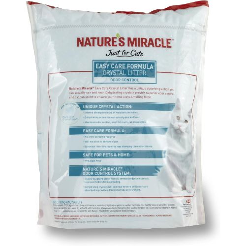  Nature's Miracle Natures Miracle Just for Cats Easy Care Crystal Litter, 8-Pound (P-5370)