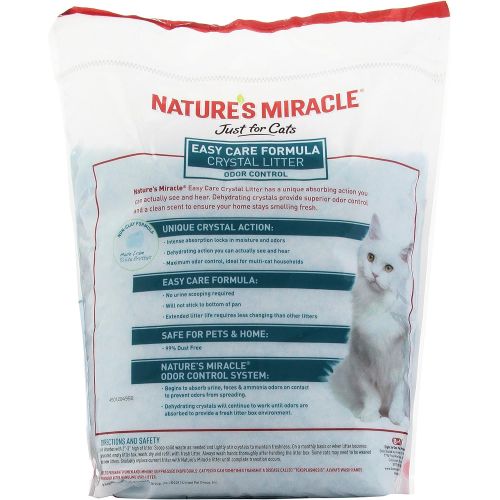  Nature's Miracle Natures Miracle Just for Cats Easy Care Crystal Litter, 8-Pound (P-5370)